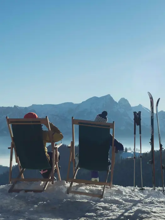 Aussicht auf Schönblick Berggasthof & Appartements im Pinzgau